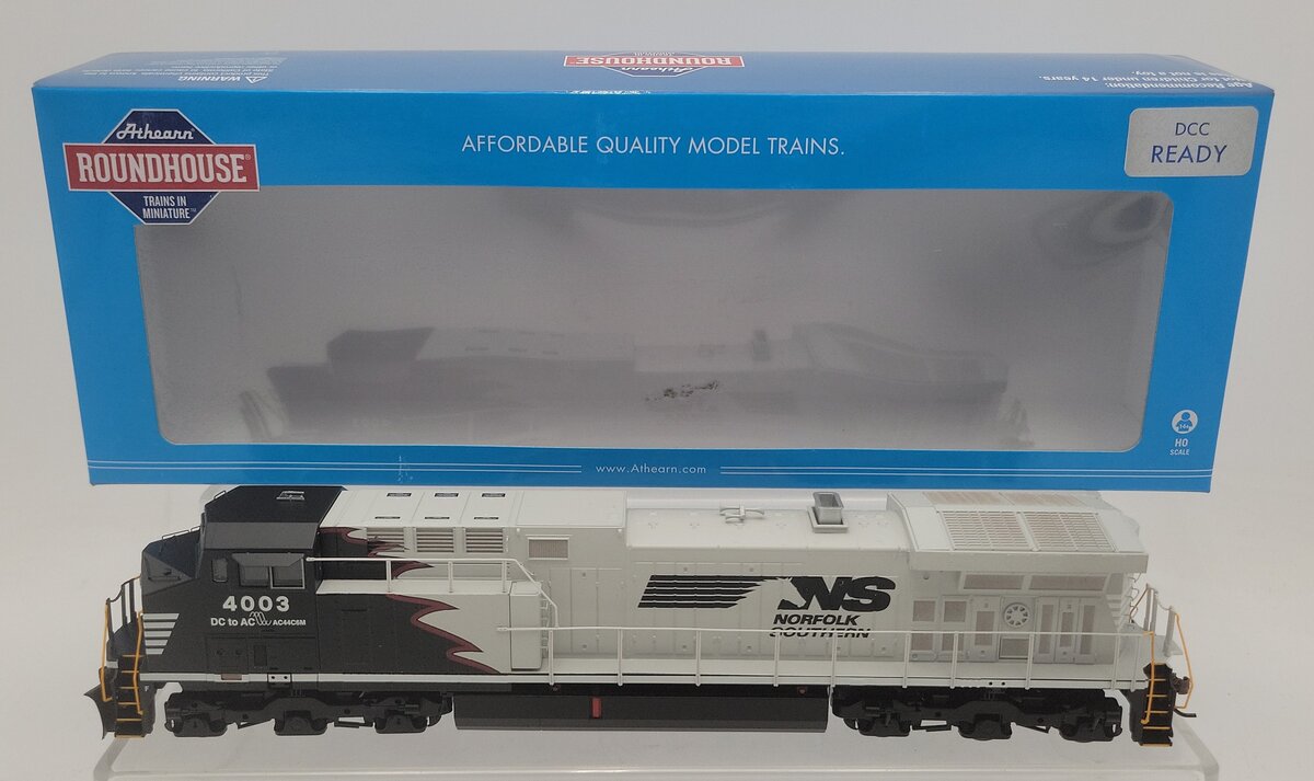Roundhouse 77704 HO Norfolk Southern AC4400CW Diesel Locomotive #4003 LN/Box