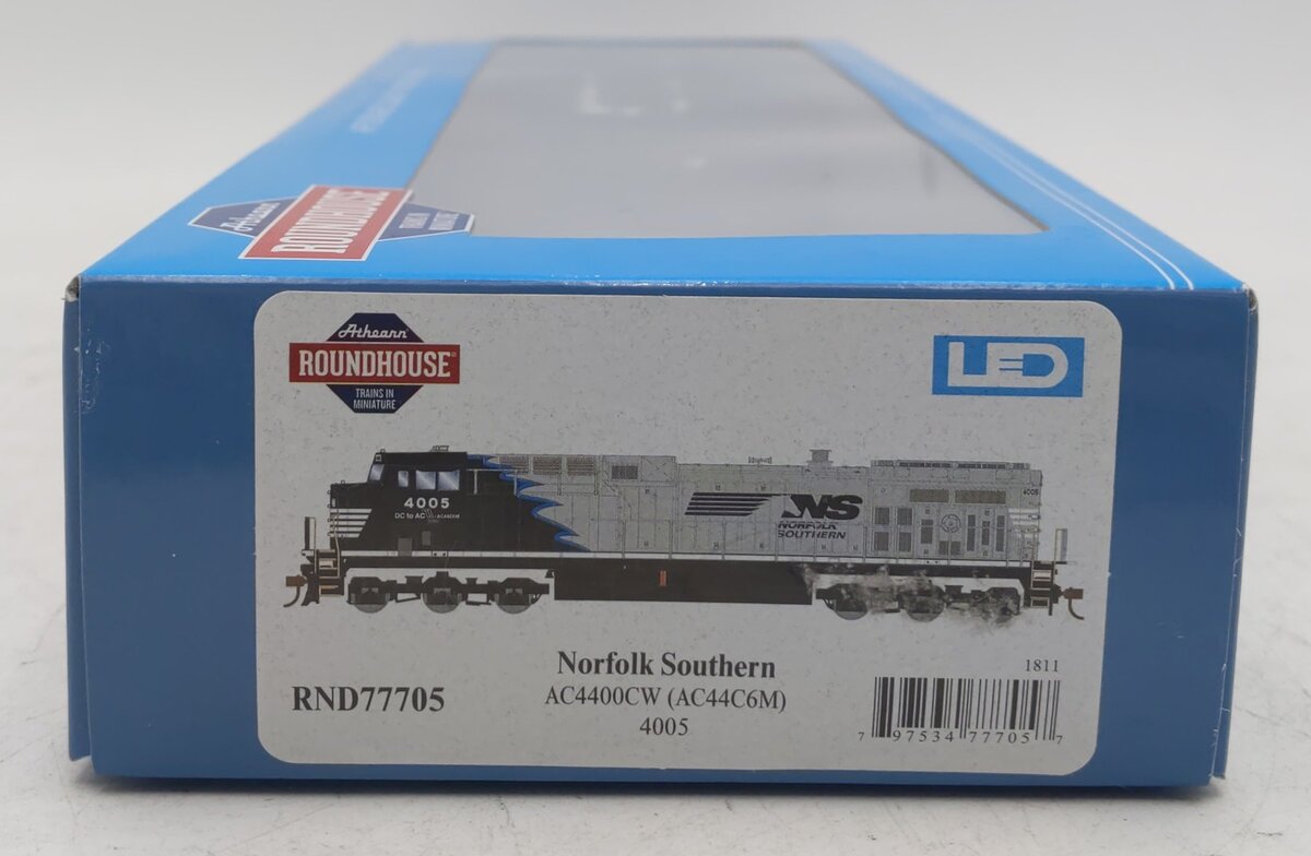 Roundhouse 77705 HO Norfolk Southern AC4400CW Diesel Locomotive #4005 EX/Box