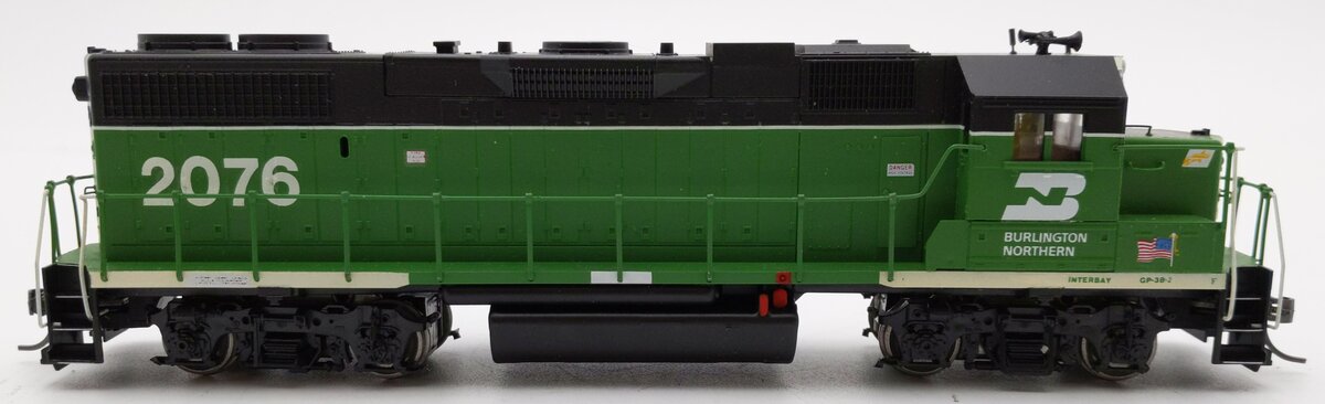 Athearn 78921 HO Scale Burlington Northern GP38-2 Diesel Locomotive #2076 VG