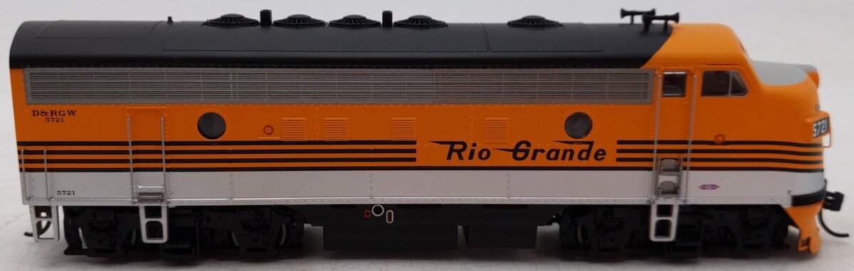 Walthers 910-9955 HO D&RGW EMD F7 A Diesel Locomotive Standard DC #5721 EX/Box