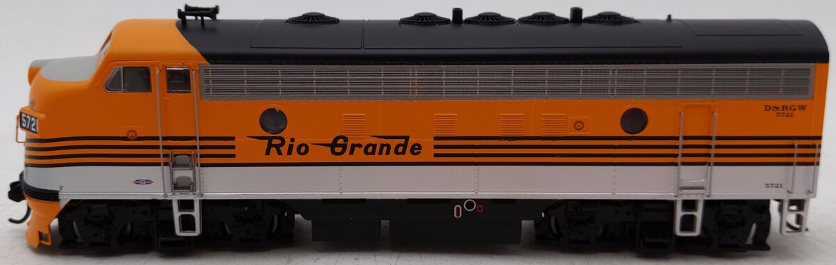 Walthers 910-9955 HO D&RGW EMD F7 A Diesel Locomotive Standard DC #5721 EX/Box