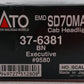 Kato 37-6381 Burlington Northern SD70MAC Diesel Locomotive #9580 EX/Box