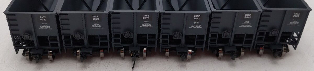 Walthers 934-40415 HO Scale GACX Bethgons Hopper Cars (Set of 6) EX/Box
