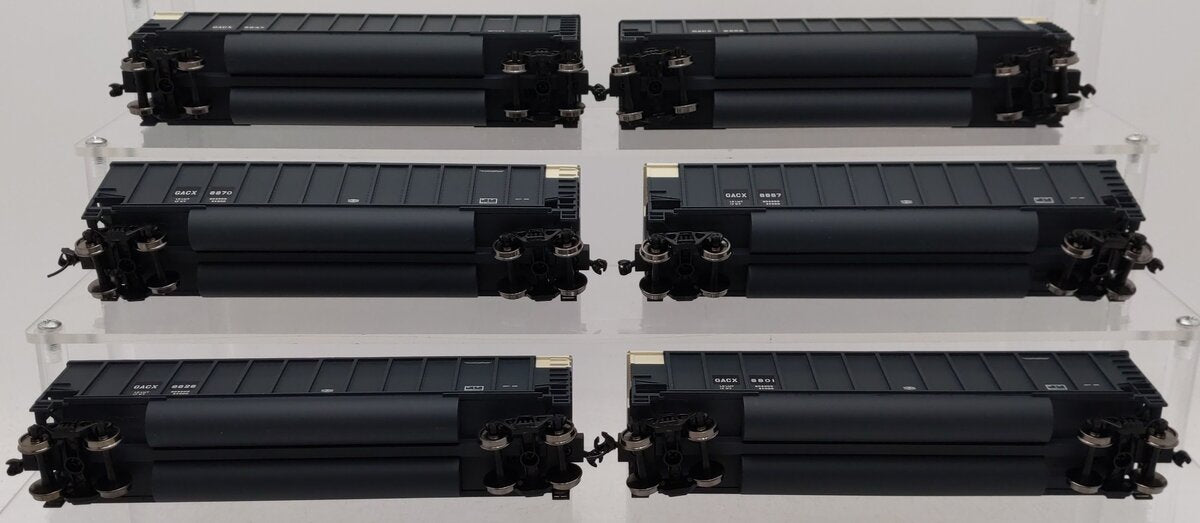 Walthers 934-40415 HO Scale GACX Bethgons Hopper Cars (Set of 6) EX/Box