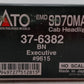Kato 37-6382 HO Scale Burlington Northern SD70MAC Diesel Engine #9615 EX/Box
