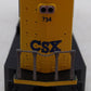 Kato 37-6408 HO Scale CSX SD70MAC Diesel W/Cab Headlight #734 EX/Box