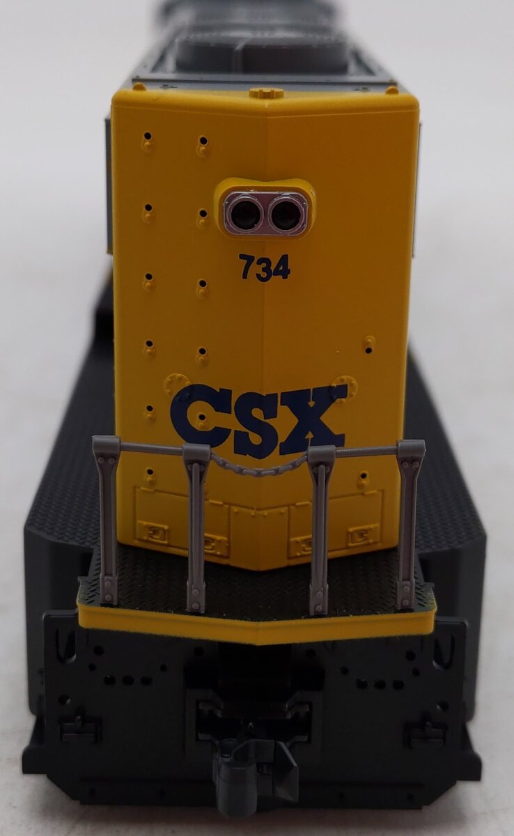 Kato 37-6408 HO Scale CSX SD70MAC Diesel W/Cab Headlight #734 EX/Box