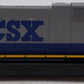 Kato 37-6408 HO Scale CSX SD70MAC Diesel W/Cab Headlight #734 EX/Box