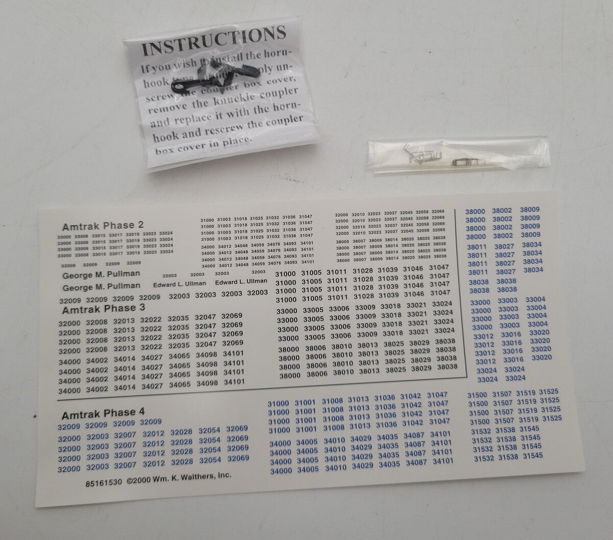 Walthers 932-6173 HO Scale Amtrak Superliner Phase IV Sleeper Passenger Car NIB