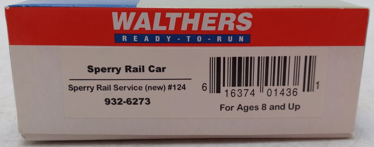 Walthers 932-6273 HO Scale Powered Sperry Rail Car EX/Box
