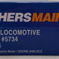 Walthers 910-19974 HO D&RGW EMD F7 A Diesel Locomotive w/ ESU Sound & DCC #5734 EX/Box