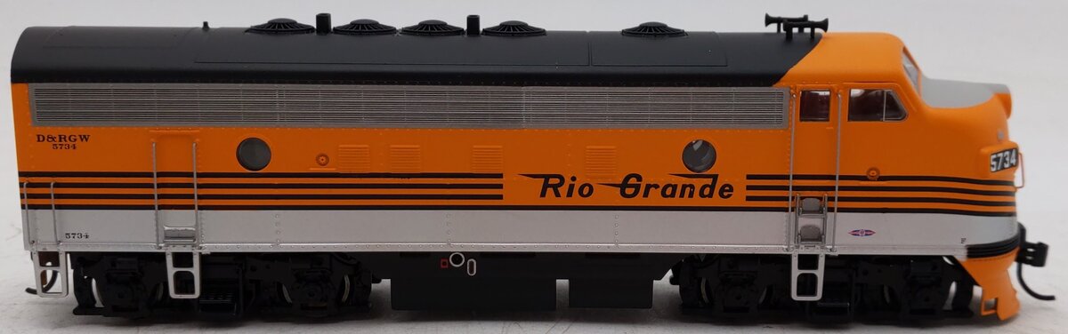 Walthers 910-19974 HO D&RGW EMD F7 A Diesel Locomotive w/ ESU Sound & DCC #5734 EX/Box