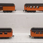 AHM 6202/6204 HO Scale Assorted MILW 1920 Passenger Cars #123/345/#106 [4] EX