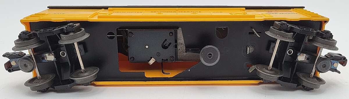 Lionel 3619 Vintage O Operating Helicopter Reconnaissance Car - Dark Yellow EX