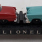 Lionel 6424 Vintage O Flatcar with 2 Premium Automobiles VG