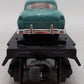 Lionel 6424 Vintage O Flatcar with 2 Premium Automobiles VG