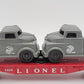 Lionel 6804 Vintage O Flatcar w/ USMC AA Gun Truck & Sound Truck EX