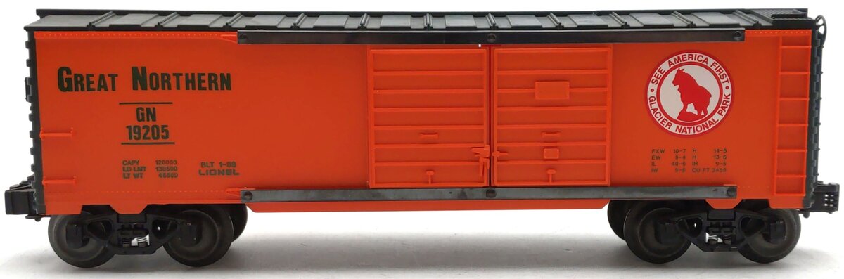 Lionel 6-19205 O Gauge Great Northern Double Door Boxcar #19205 LN