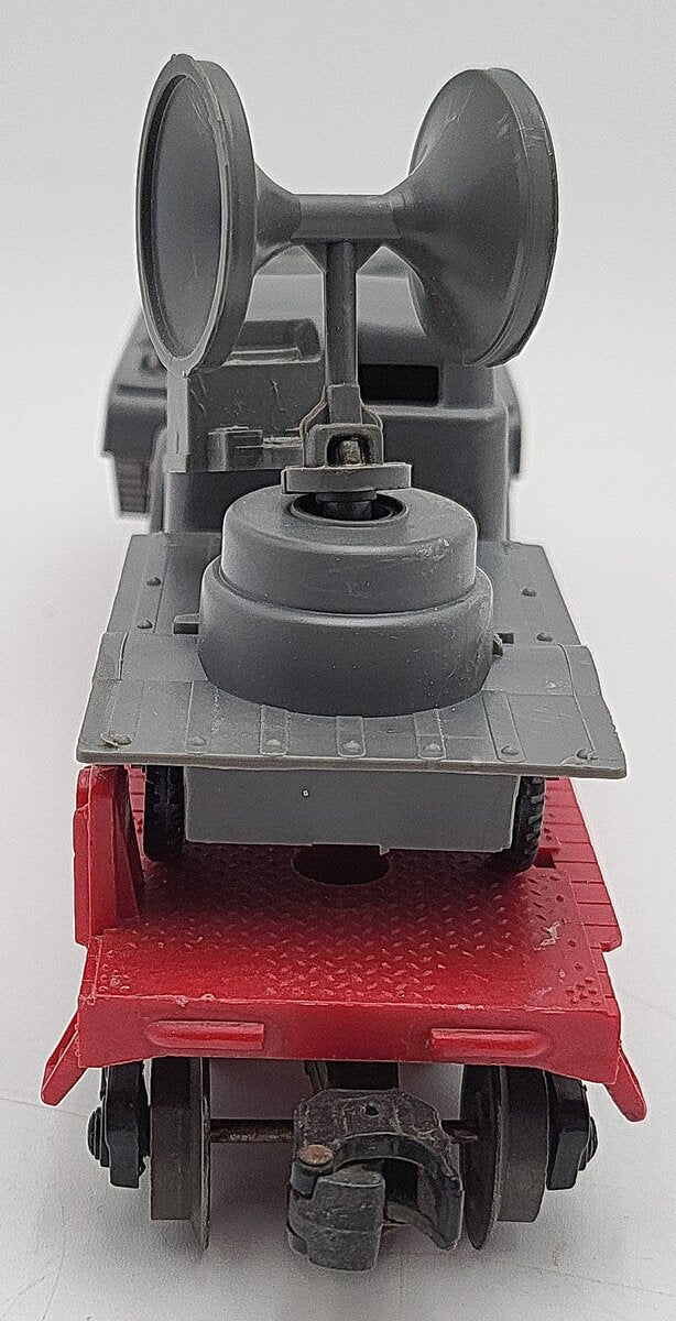 Lionel 6803 Vintage O Flatcar w/ USMC Tank & Sound Truck EX