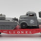 Lionel 6803 Vintage O Flatcar w/ USMC Tank & Sound Truck EX