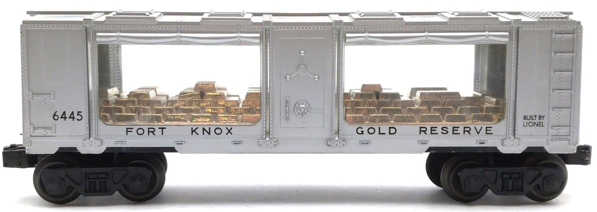 Lionel 6445 Vintage O Fort Knox Gold Bouillon Car VG