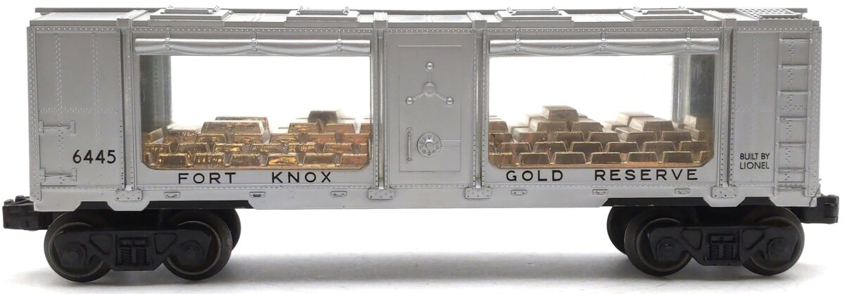 Lionel 6445 Vintage O Fort Knox Gold Bouillon Car VG