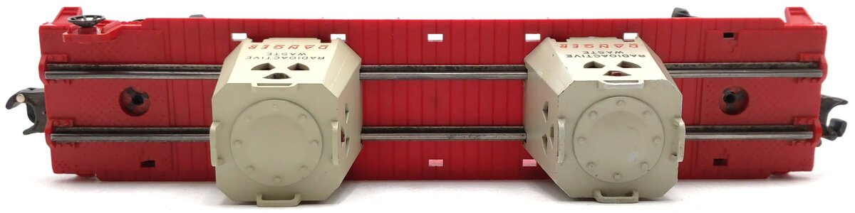 Lionel 6805 Vintage O Radioactive Atomic Disposal Flatcar VG