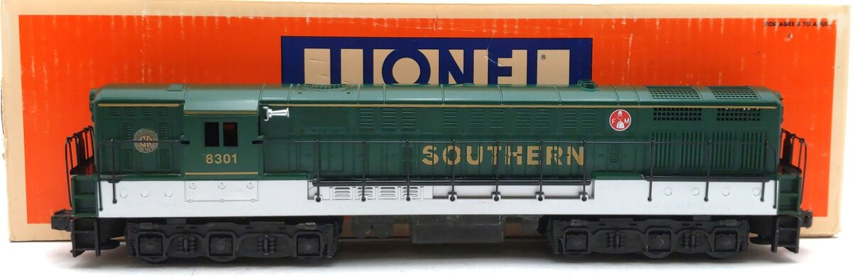 Lionel 6-18301 O Gauge Southern Fairbanks Morse Trainmaster Diesel Locomotive EX/Box