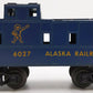Lionel 6027 Vintage O Gauge Postwar Gauge Alaska Caboose