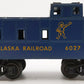 Lionel 6027 Vintage O Gauge Postwar Gauge Alaska Caboose