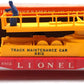 Lionel 6812 Vintage O Operating Track Maintenance Car w/Yellow Superstructure VG/Box
