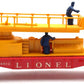 Lionel 6812 Vintage O Operating Track Maintenance Car w/Yellow Superstructure VG/Box