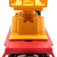 Lionel 6812 Vintage O Operating Track Maintenance Car w/Yellow Superstructure VG/Box