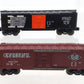 Lionel 6-29286 O Gauge Overstamped Conrail/Reading & PC/NH 2-Car Boxcar Set LN/Box