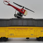 Lionel 3619 Vintage O Operating Helicopter Reconnaissance Car VG