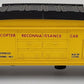 Lionel 3619 Vintage O Operating Helicopter Reconnaissance Car VG