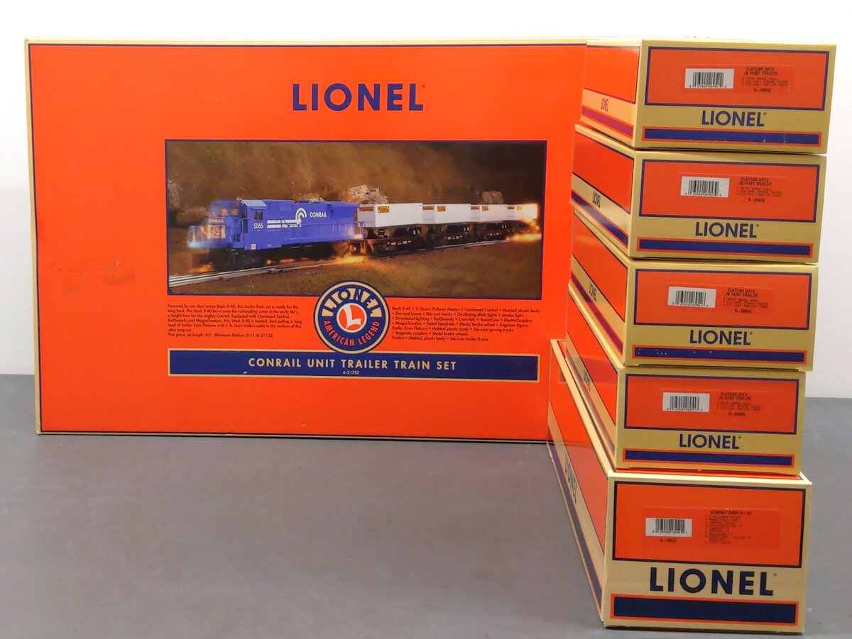 Lionel 6-21752 Conrail Unit Trailer O Gauge Diesel Train Set LN/Box