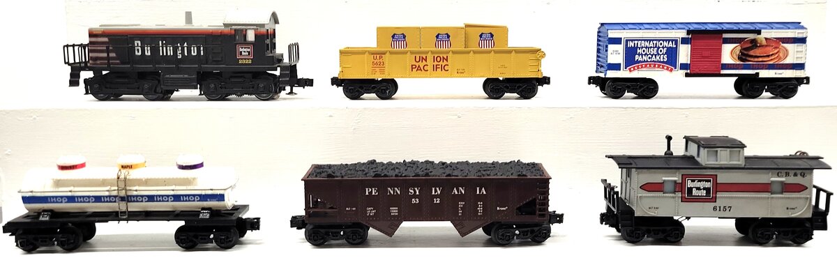 K-Line K1901 Cross Country Express O Gauge Diesel Frieght Train Set/Box