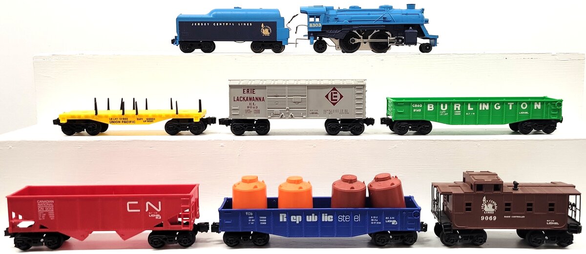 Lionel 6-1385 Blue Streak Freight Set VG/Box