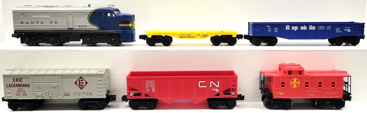 Lionel 6-1393 O Gauge Sears 6 Unit Set VG/Box