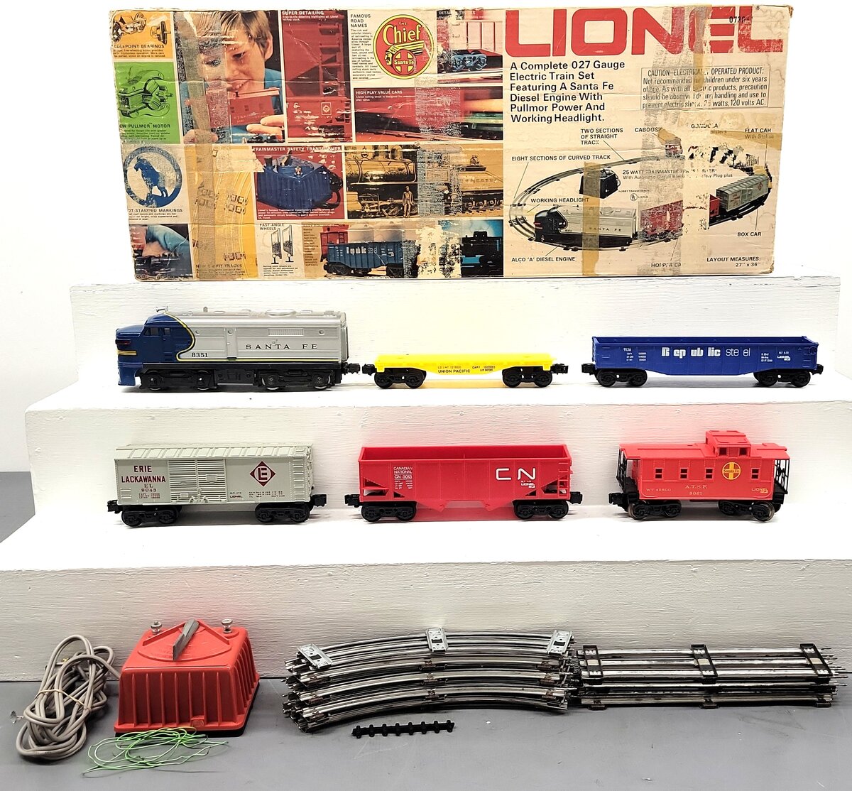 Lionel 6-1393 O Gauge Sears 6 Unit Set VG/Box