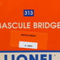 Lionel 6-22972 O Gauge Bascule Bridge #313 LN/Box