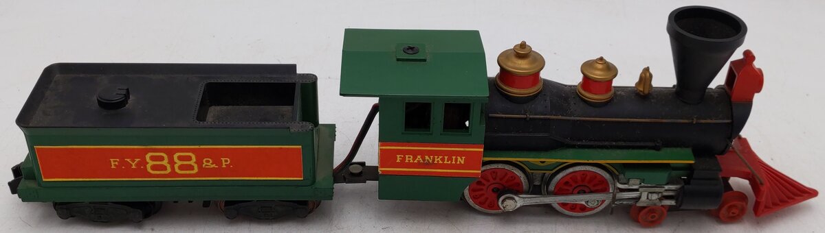 American Flyer 21088 Vintage S FY&P 4-4-0 Franklin Steam Locomotive & Tender #88 VG