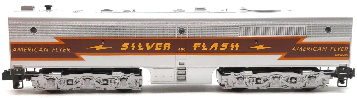 American Flyer 6-48128 S Scale Silver Flash Alco PB-1 Non-Powered Diesel B-Unit LN/Box