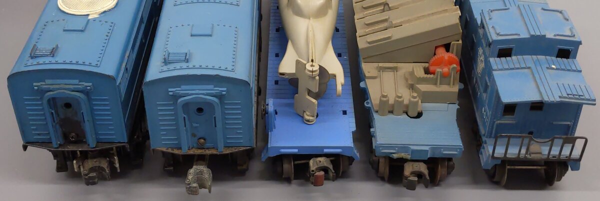 Lionel 1633 Vintage O Gauge Postwar U.S. Navy USNX 5 Unit Military Set