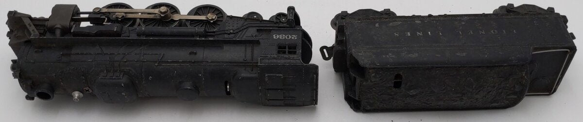 Lionel 2036 Vintage O 2-6-4 Steam Locomotive and 6466W Tender