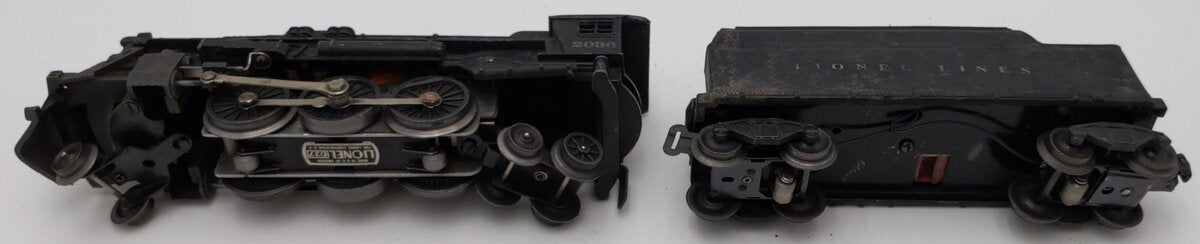 Lionel 2036 Vintage O 2-6-4 Steam Locomotive and 6466W Tender