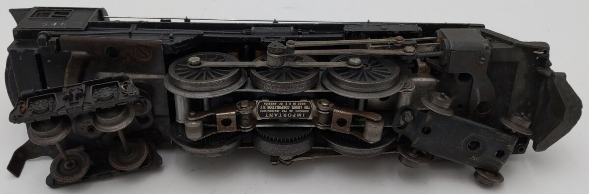 Lionel 646 Vintage O Gauge 4-6-4 Diecast Hudson Steam Locomotive