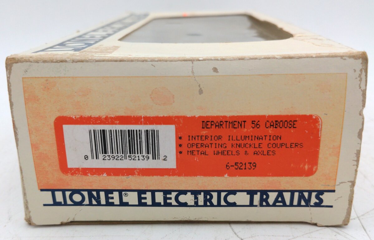 Lionel 6-52139 O Gauge Department 56 Caboose #6256 EX/Box