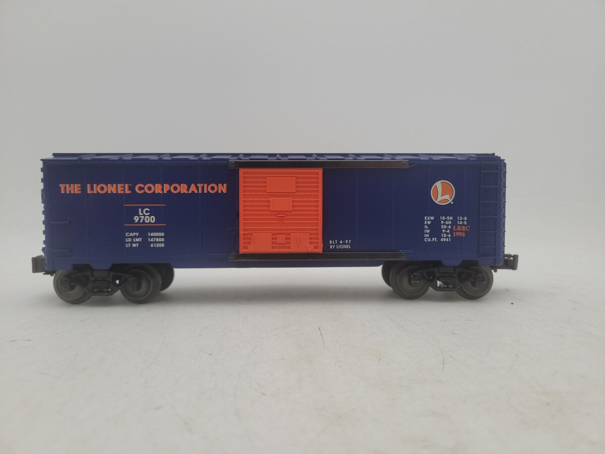 Lionel 6-29200 O Gauge Lionel Railroad Club Boxcar #9700 VG/Box